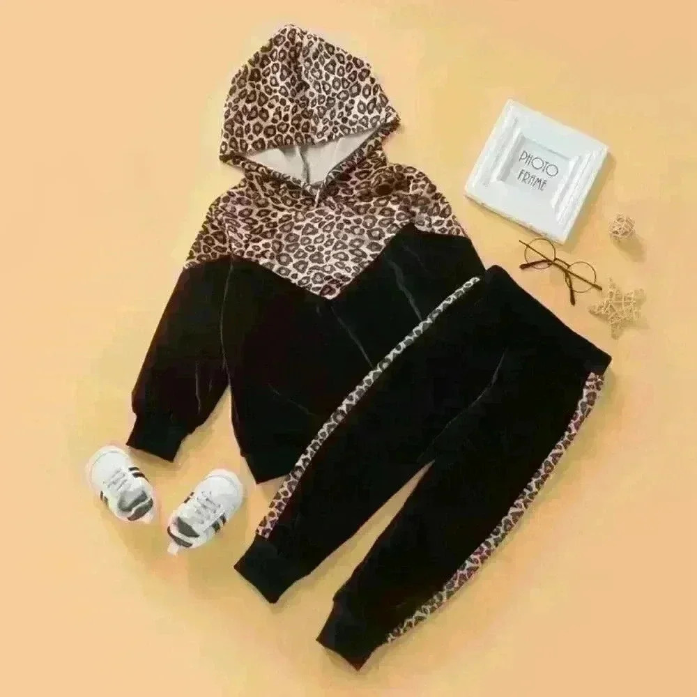Girls 2 pc set velvet